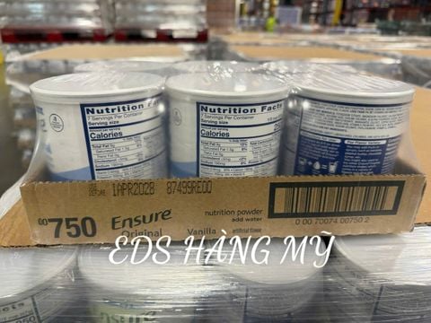  Sữa Ensure Mỹ Original Nutrition Powder 400gram 