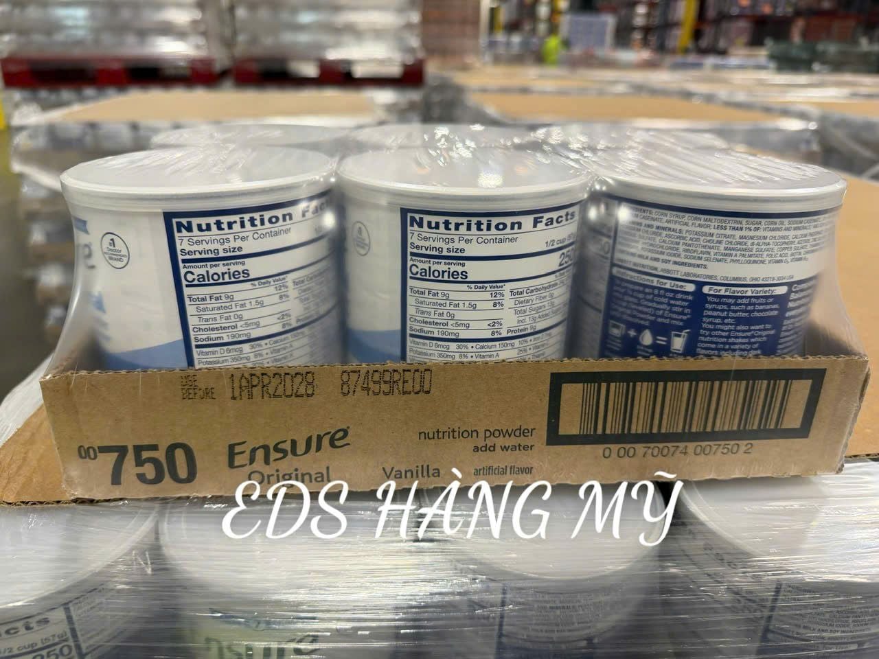 Sữa Ensure Mỹ Original Nutrition Powder