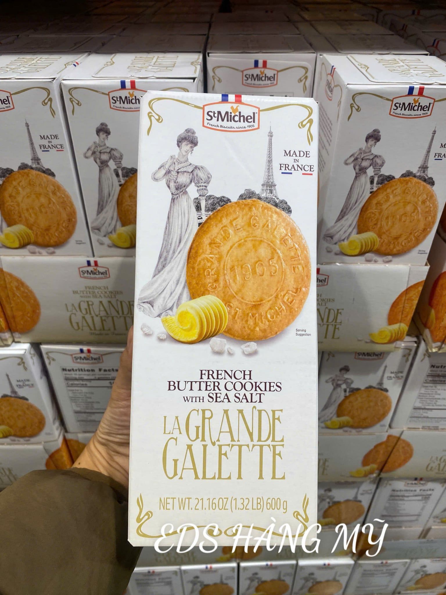 Bánh quy bơ La Grande Galette French Butter Cookies