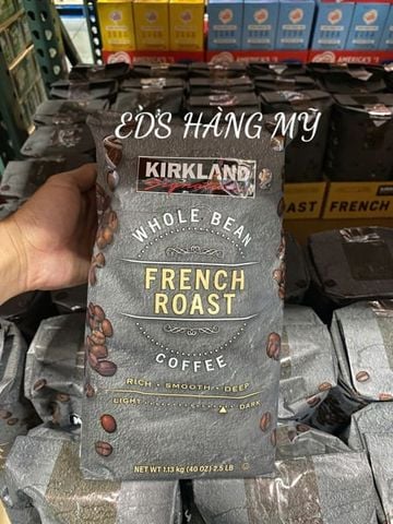  CÀ PHÊ HẠT KIRKLAND SIGNATURE WHOLE BEAN FRENCH ROAST COFFEE 