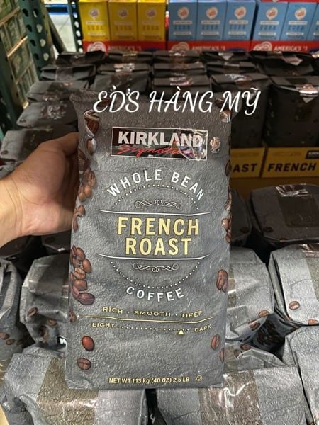 CÀ PHÊ HẠT KIRKLAND SIGNATURE WHOLE BEAN FRENCH ROAST COFFEE