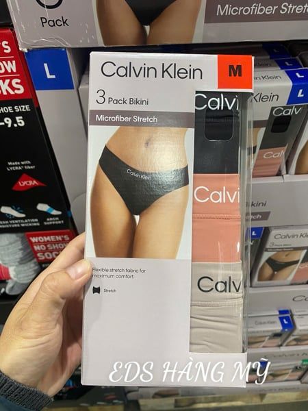 Quần Lót Nữ Calvin Klein Microfiber Stretch – Set 3 Quần Bikini