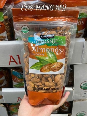  Hạt Hạnh Nhân Hữu Cơ Kirkland – Organic Almonds from California 