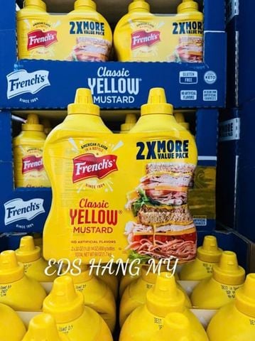  MÙ TẠT VÀNG FRENCH’S CLASSIC YELLOW MUSTARD 