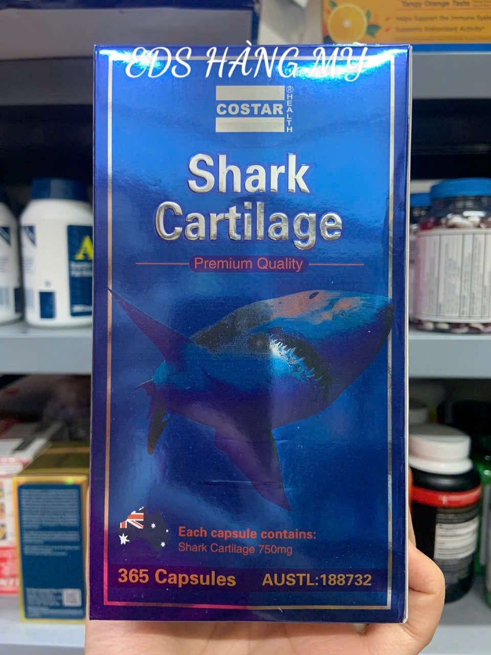 Viên uống sụn vi cá mập Costar Shark Cartilage 750mg