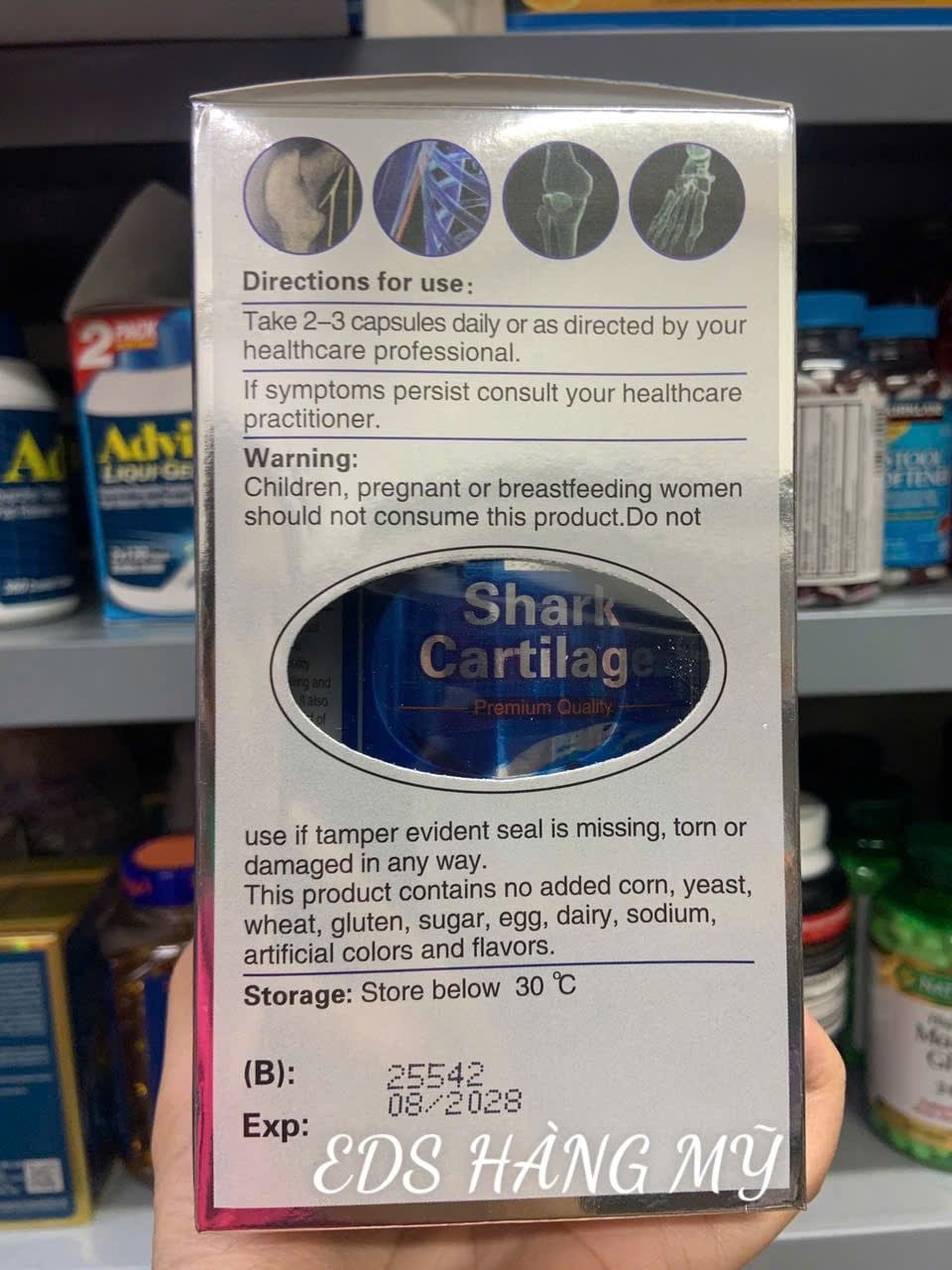 Viên uống sụn vi cá mập Costar Shark Cartilage 750mg