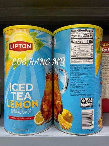  Bột trà chanh Lipton Iced Tea Lemon 