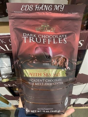  SOCOLA ĐEN COPPER KETTLE DARK CHOCOLATE TRUFFLES 