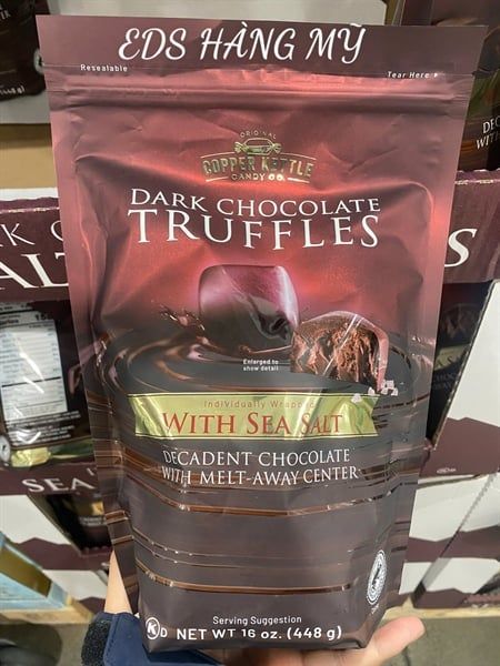 SOCOLA ĐEN COPPER KETTLE DARK CHOCOLATE TRUFFLES