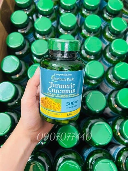 Viên uống tinh chất nghệ Puritan’s Pride Turmeric Curcumin