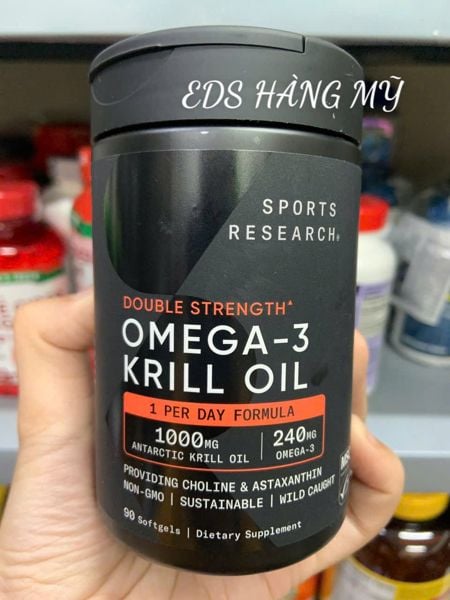 Sports Research Double Strength Omega-3 Krill Oil