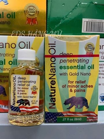  Dầu Gió Con Gấu Công Nghệ Nano- Nature Nano Oil 8ml 