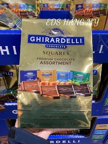  Chocolate Ghirardelli Premium Chocolate Squares – Assortment (674.4g) 