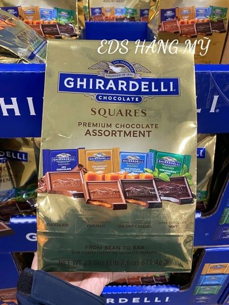 Chocolate Ghirardelli Premium Chocolate Squares – Assortment (674.4g)