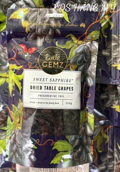 Nho Khô Úc Little Gemz Sweet Sapphire Dried Grapes
