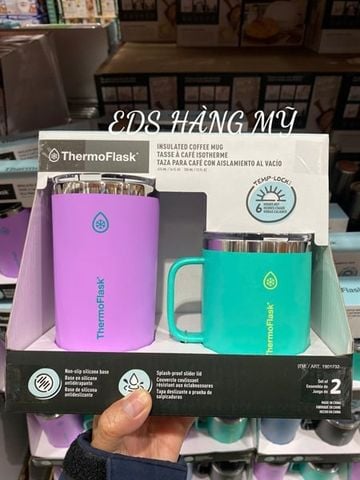  ThermoFlask – Bộ 2 Ly Giữ Nhiệt Cao Cấp 