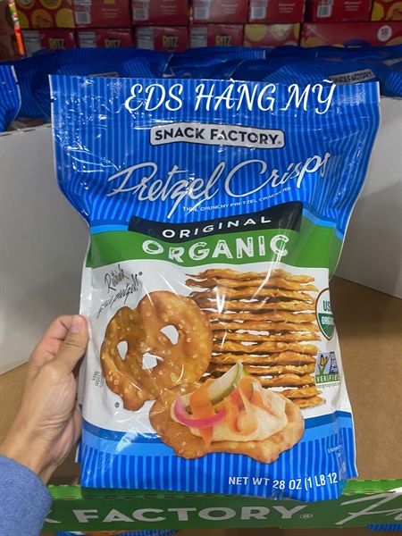 PRETZEL CRISPS ORGANIC – BÁNH XOẮN HỮU CƠ