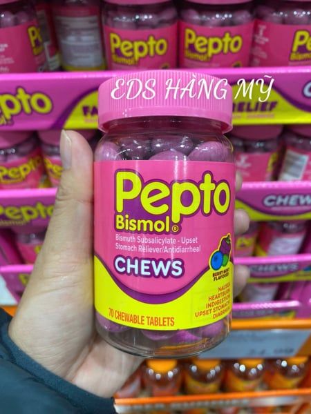 VIÊN NHAI DẠ DÀY PEPTO-BISMOL CHEWS