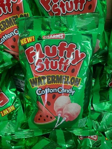  Kẹo bông gòn túi Fluffy Stuff Cotton Candy Pops – Fat Free (không béo) 
