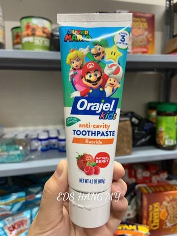  KEM ĐÁNH RĂNG TRẺ EM ORAJEL KIDS 