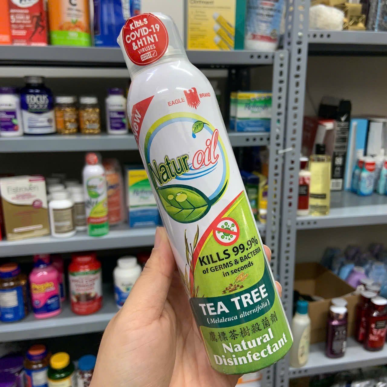 Xịt diệt khuẩn Eagle Natur Oil Eucalyptus Disinfectant