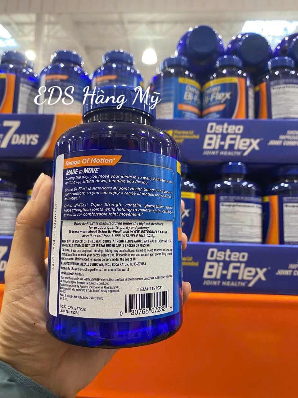 Viên uống hỗ trợ xương khớp Osteo Bi - Flex Triple Strength