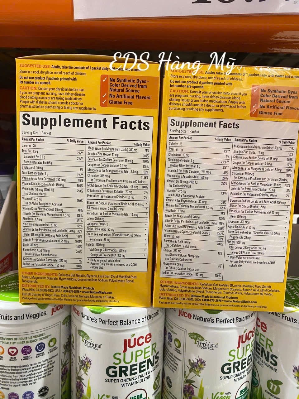 Vitamin tổng hợp dành cho người tiểu đường Nature Made Daily Diabetes Health