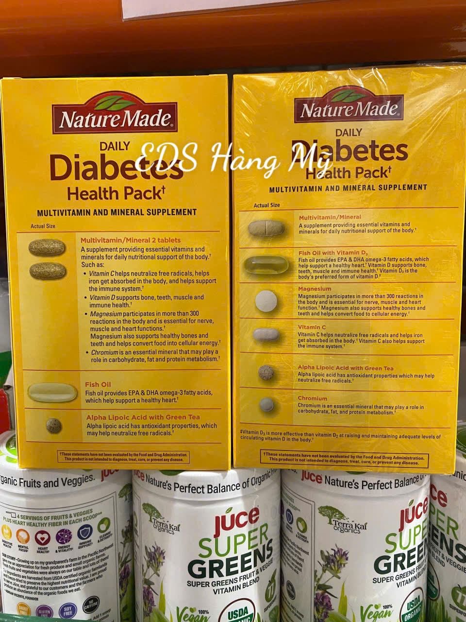 Vitamin tổng hợp dành cho người tiểu đường Nature Made Daily Diabetes Health