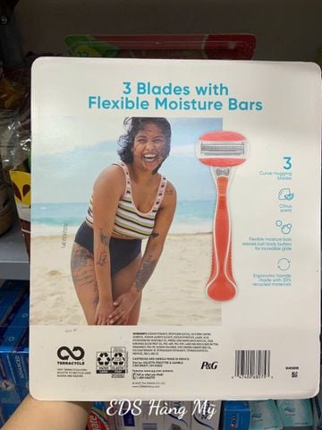  DAO CẠO DÀNH CHO NỮ HƯƠNG CAM QUÝT - GILLETTE 