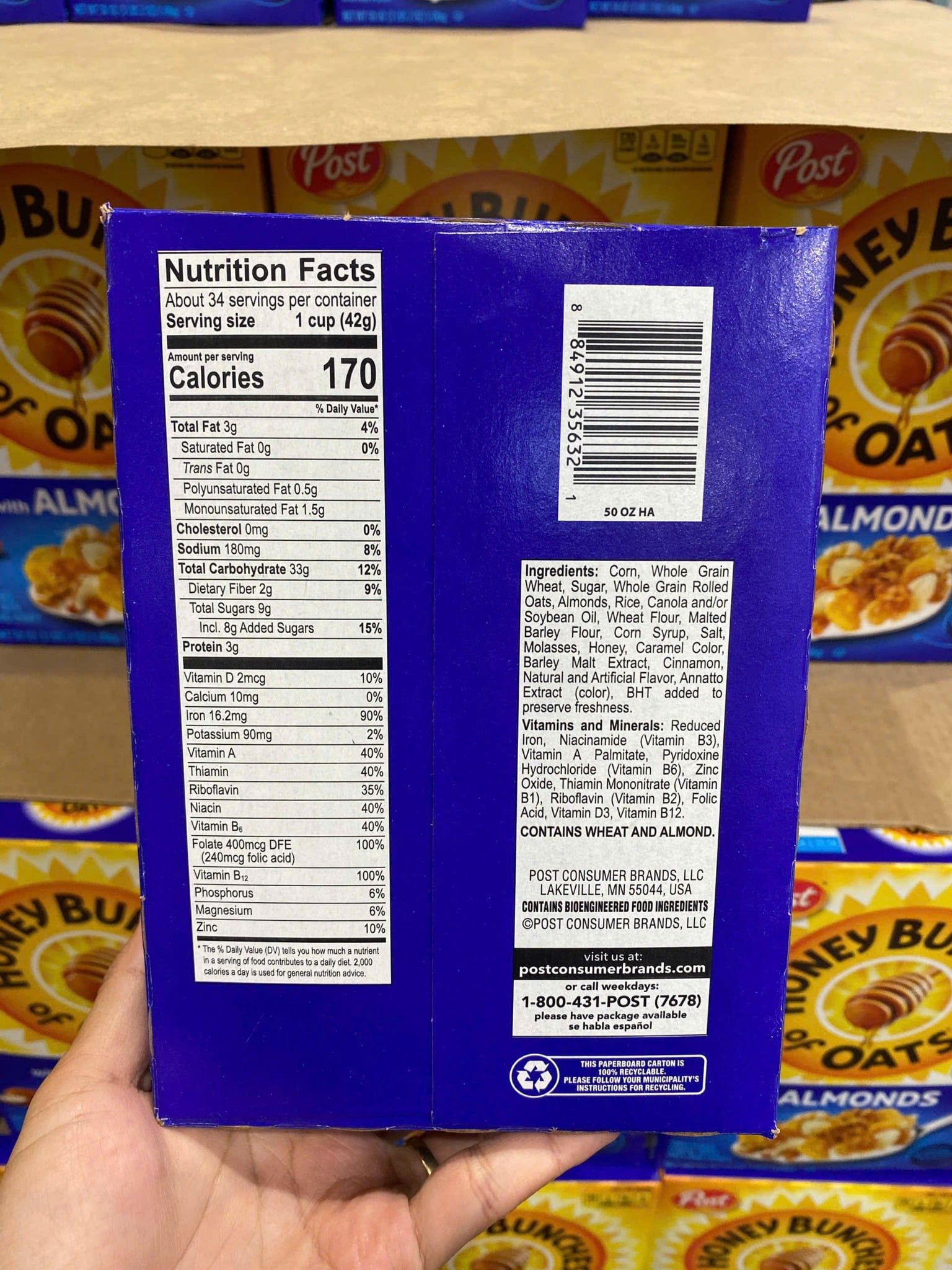 Ngũ cốc ăn sáng Honey Bunches Of Oats