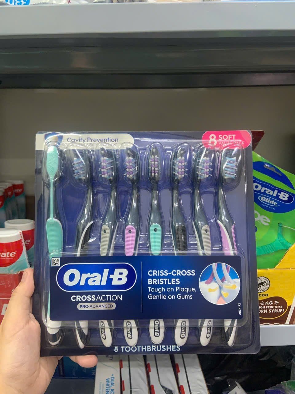 Set 8 cây bàn chải đánh răng Oral-B