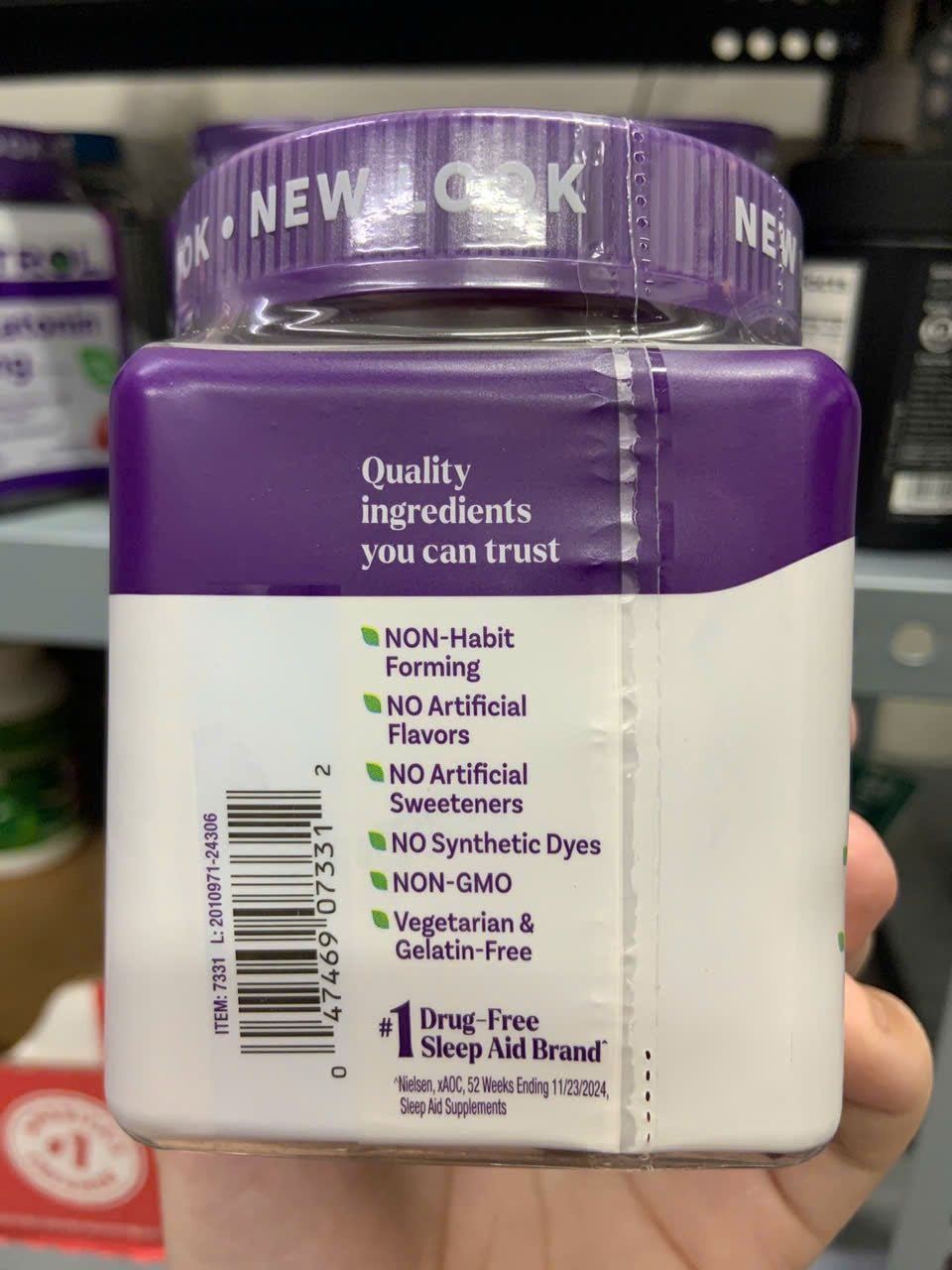 Kẹo ngủ Natrol Melatonin sleep Gummies 10mg