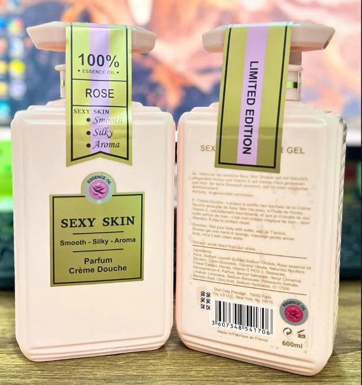 Sữa tắm Pháp hương nước hoa Sexy Skin 600ml