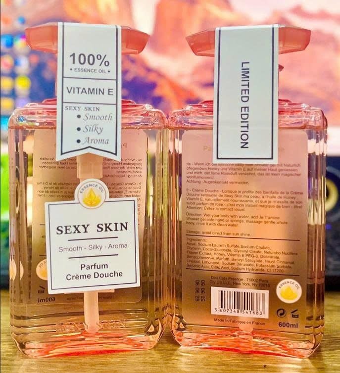 Sữa tắm Pháp hương nước hoa Sexy Skin 600ml