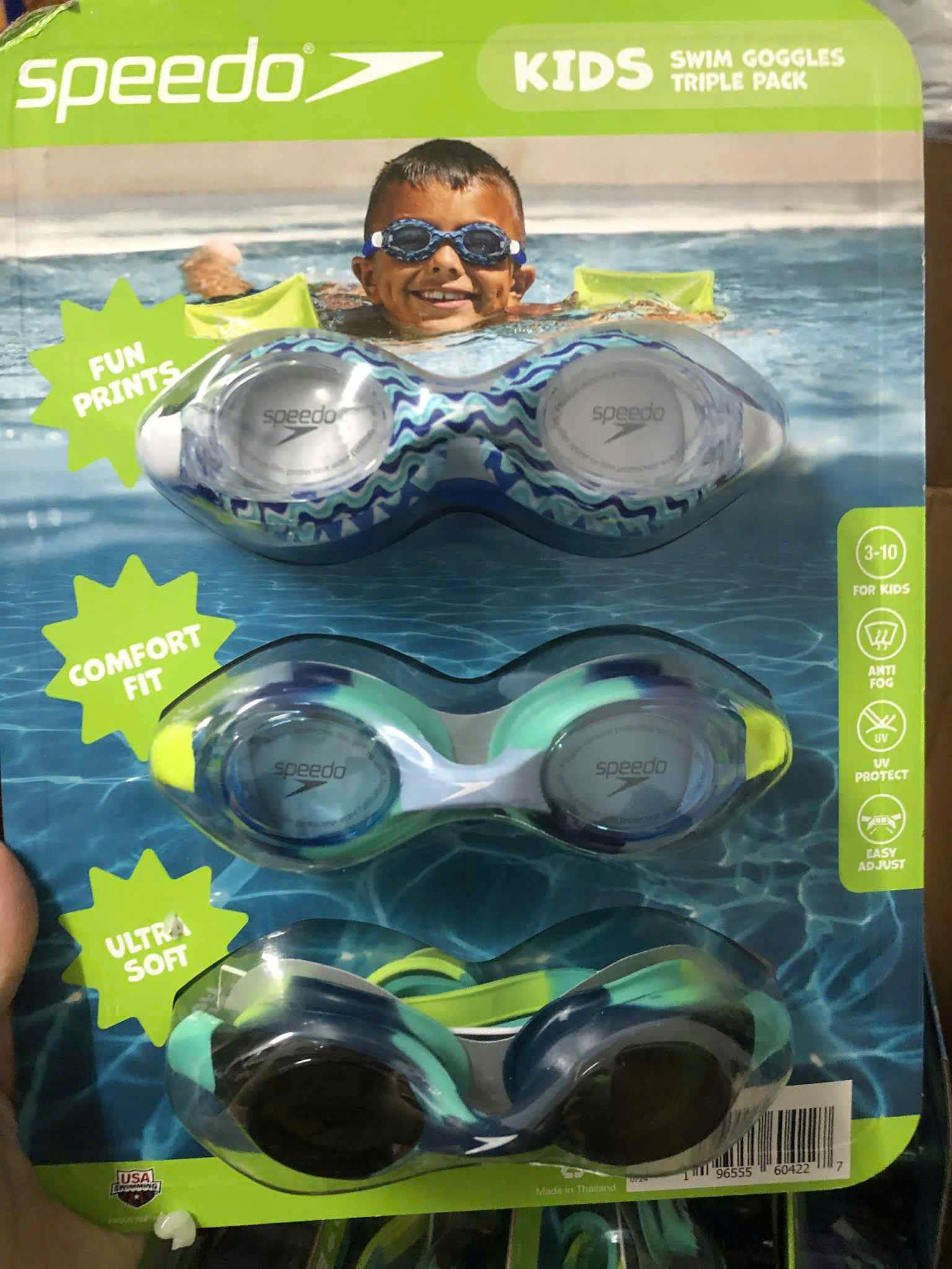 Set 3 kính bơi Speedo của Mỹ