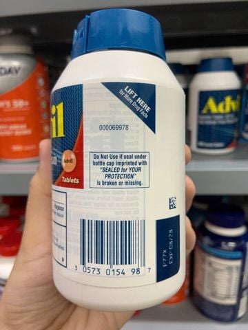  Viên uống giảm đau hạ sốt không steroid Advil 