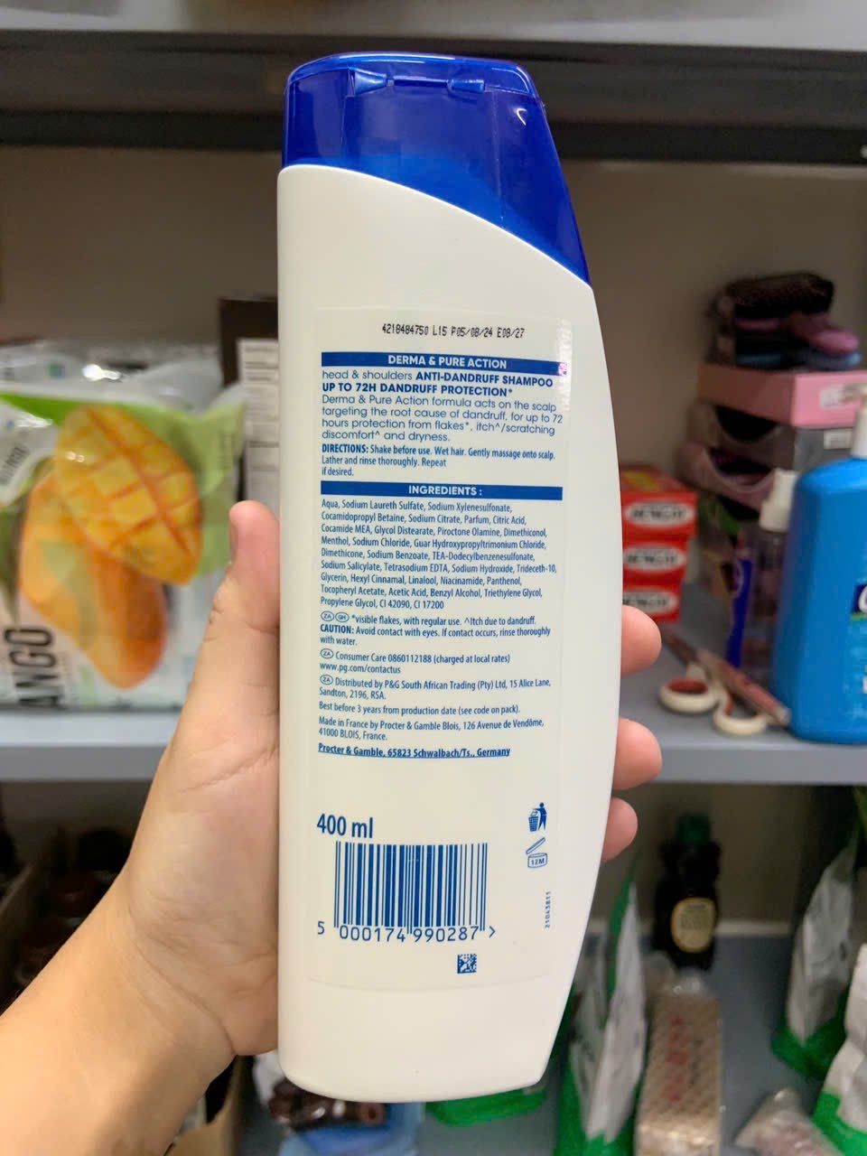 Dầu gội hương bạc hà Head & Shoulders Menthol Fresh