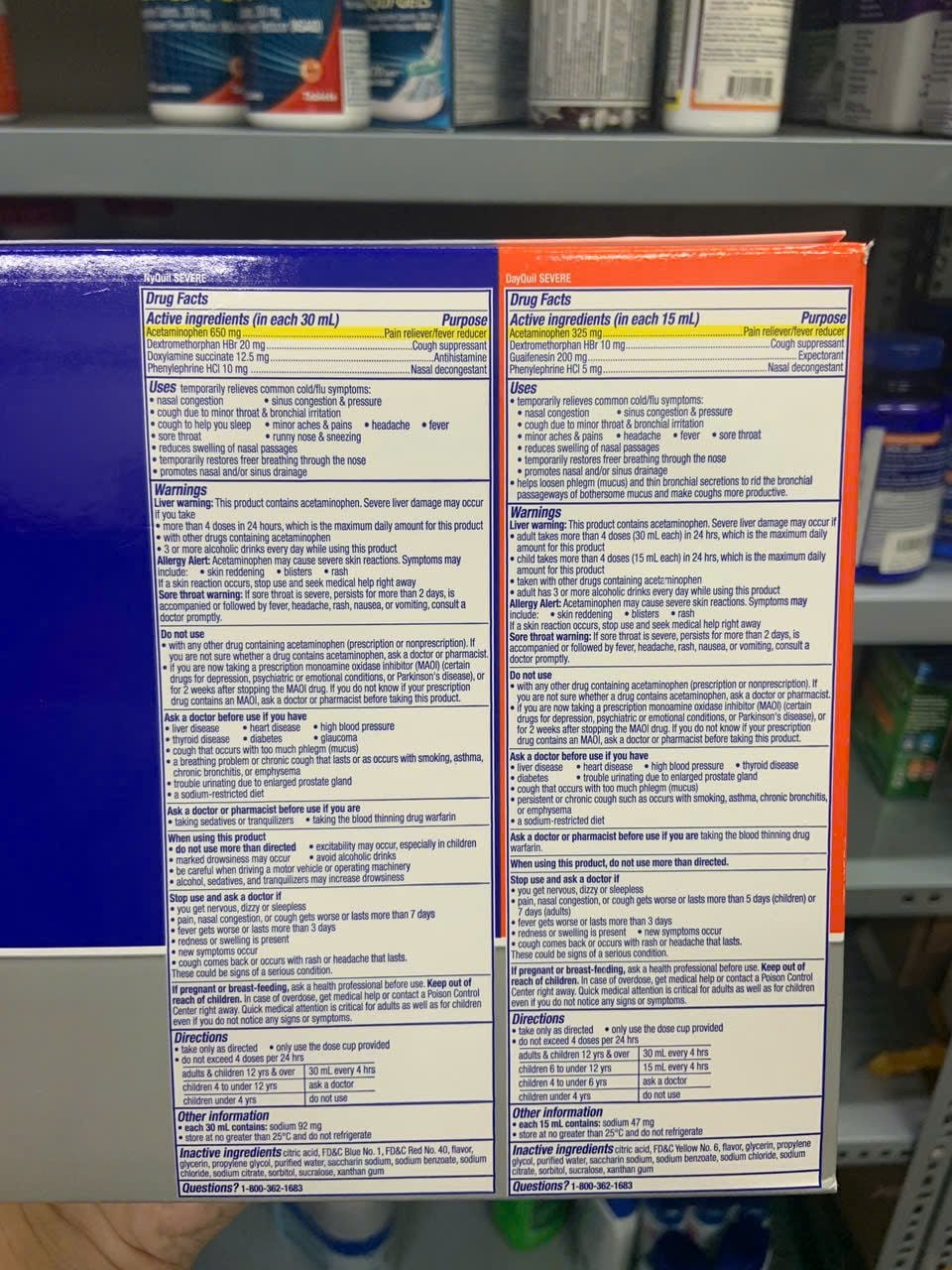 Siro cảm Vicks DayQuil & NyQuil Cold & Flu Severe