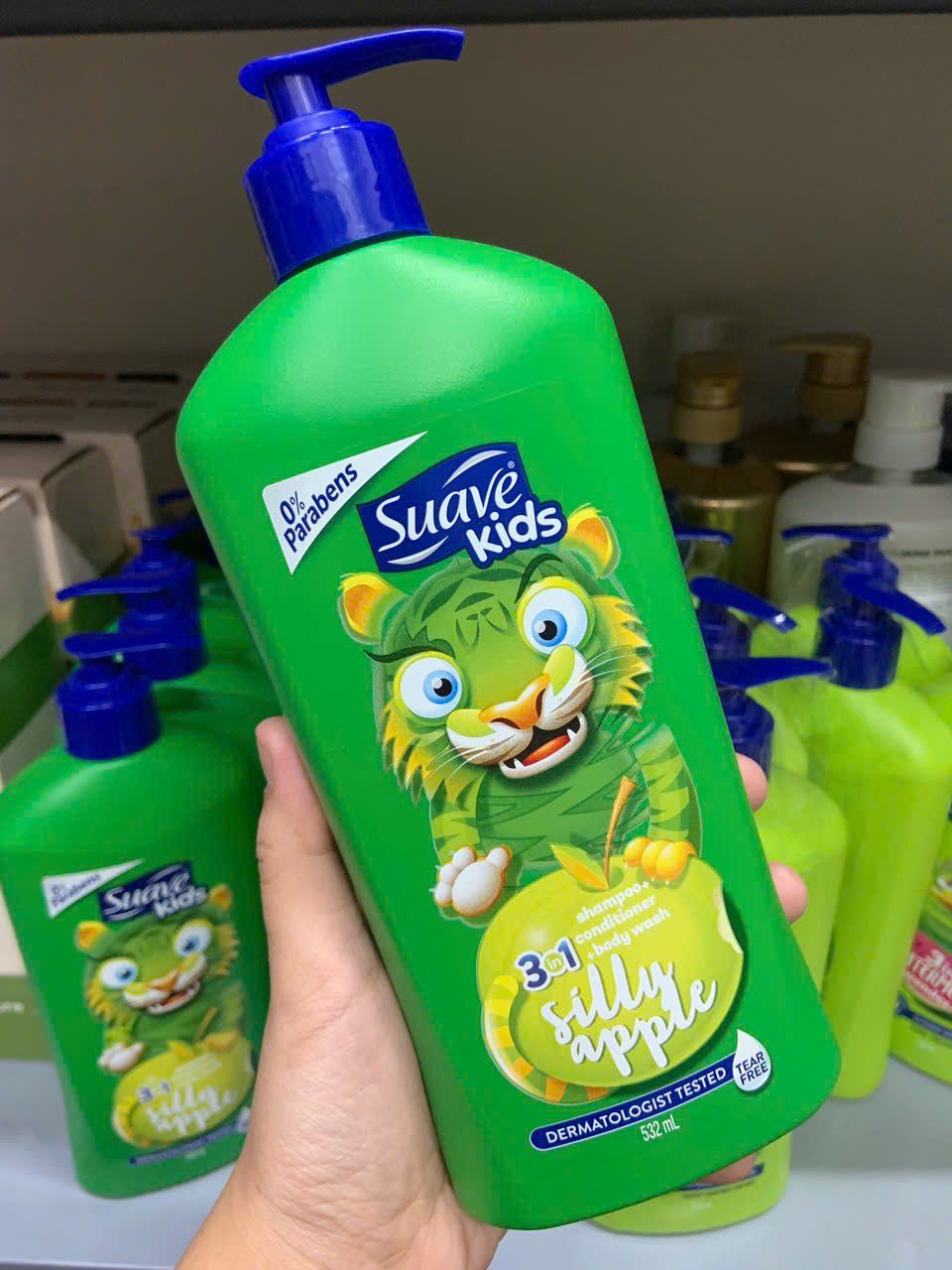 Sữa tắm gội xả cho trẻ em Suave Kid 3 in 1