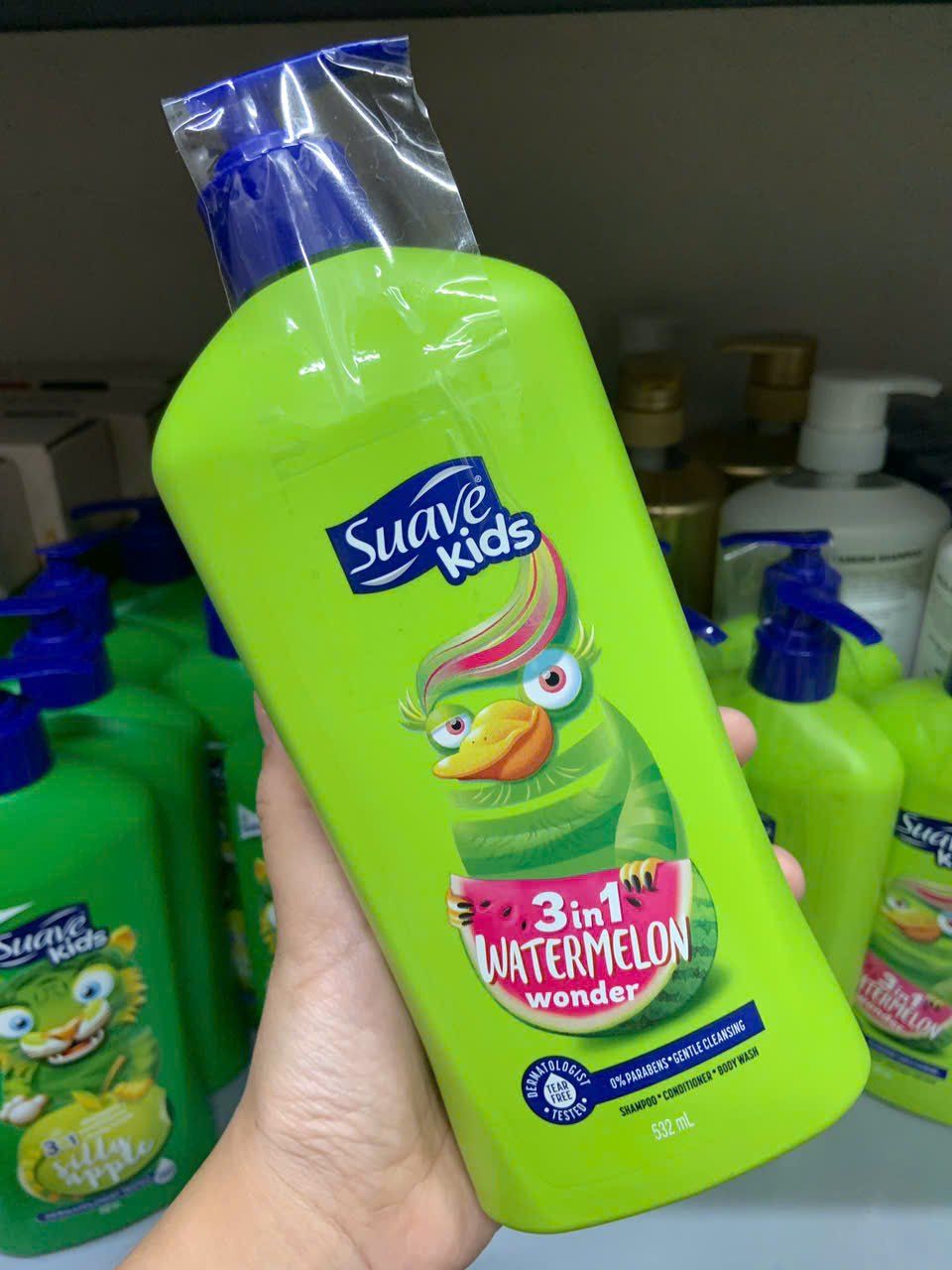 Sữa tắm gội xả cho trẻ em Suave Kid 3 in 1