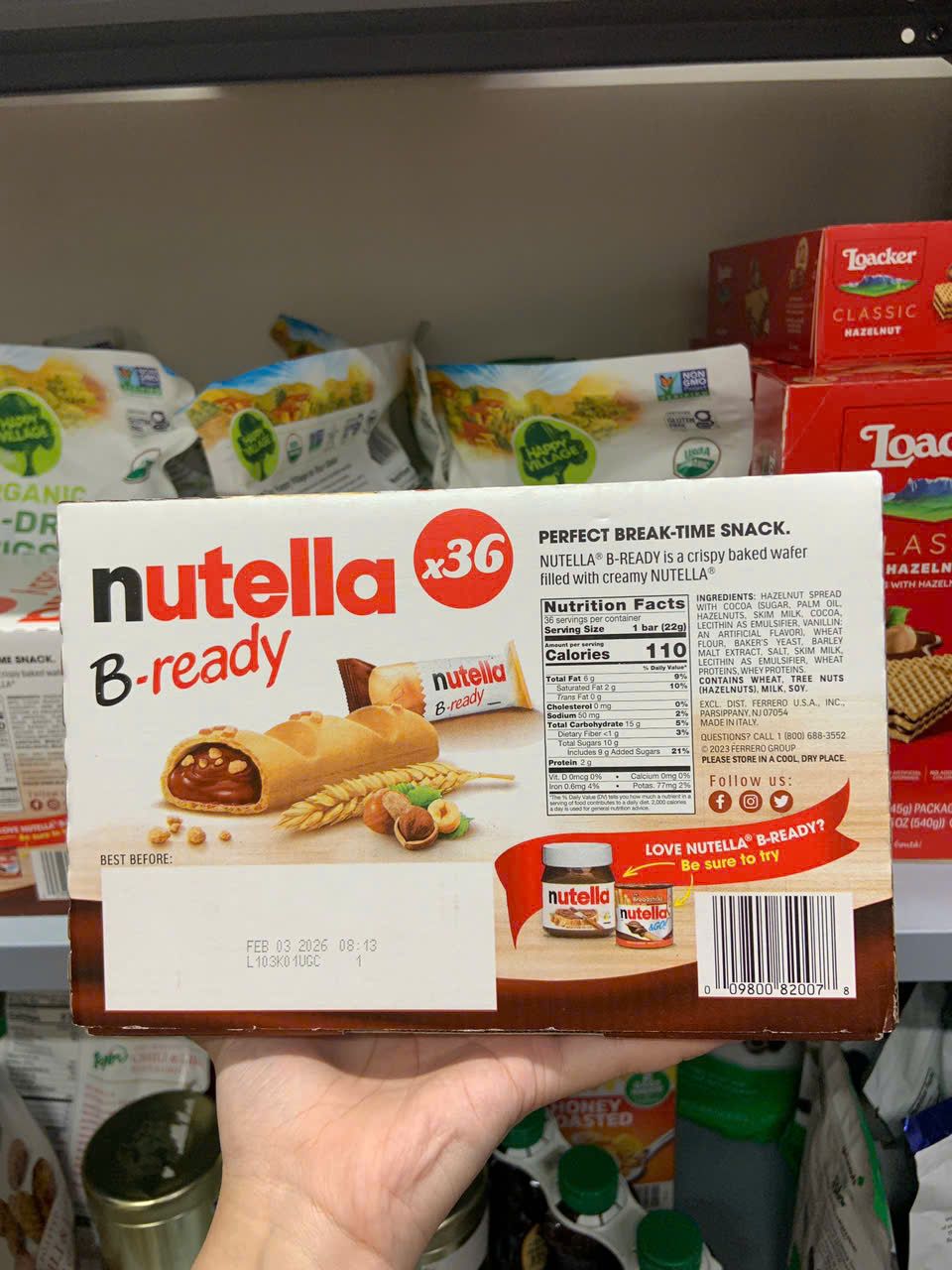 Bánh Nutella B-ready