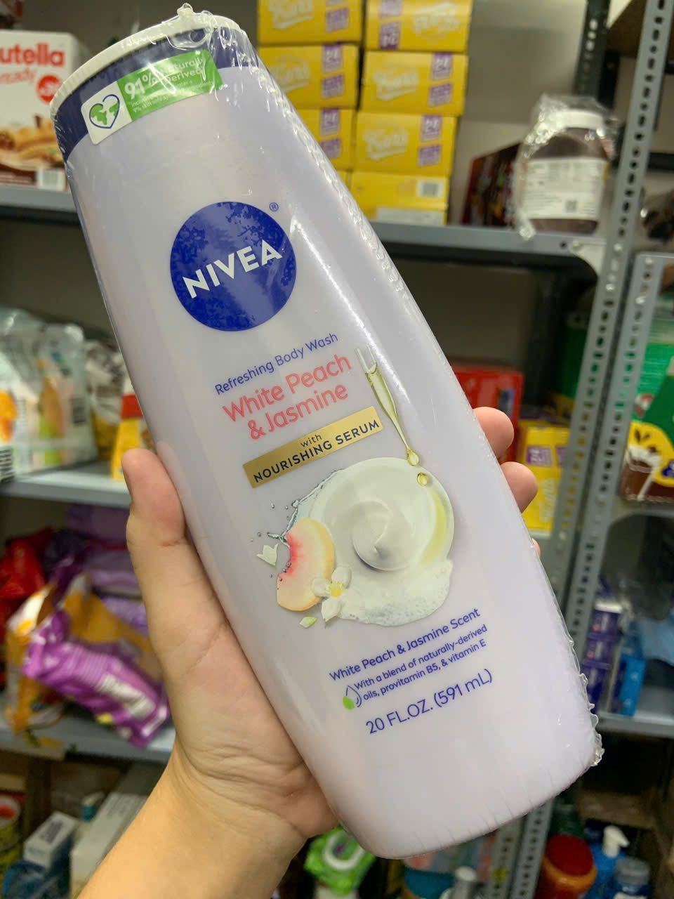 SỮA TẮM NIVEA WHITE PEACH & JASMINE