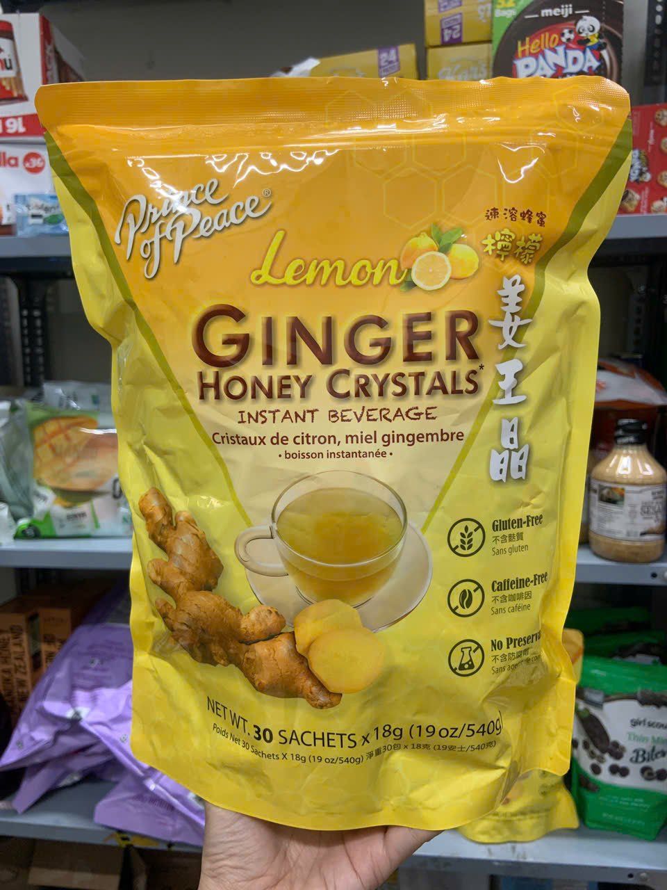 Trà gừng mật ong cô đặc Ginger Honey Crystals
