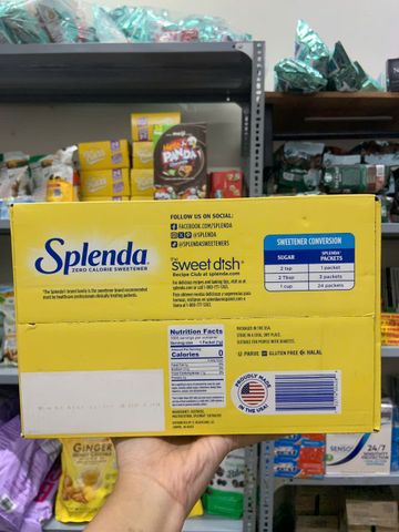 Đường ăn kiêng Splenda Zero Calorie Sweetener của Mỹ 