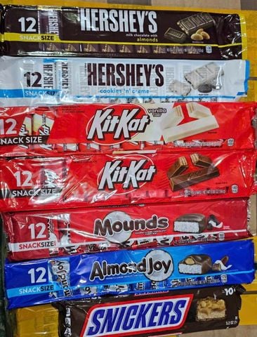  Kẹo Chocolate Thanh Các Loại 