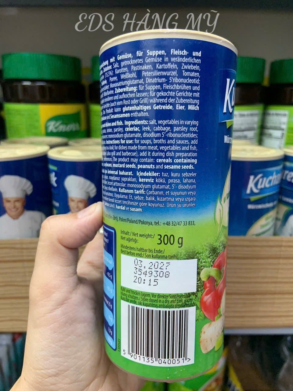 Hạt nêm chiết xuất từ rau củ hữu cơ Kucharek