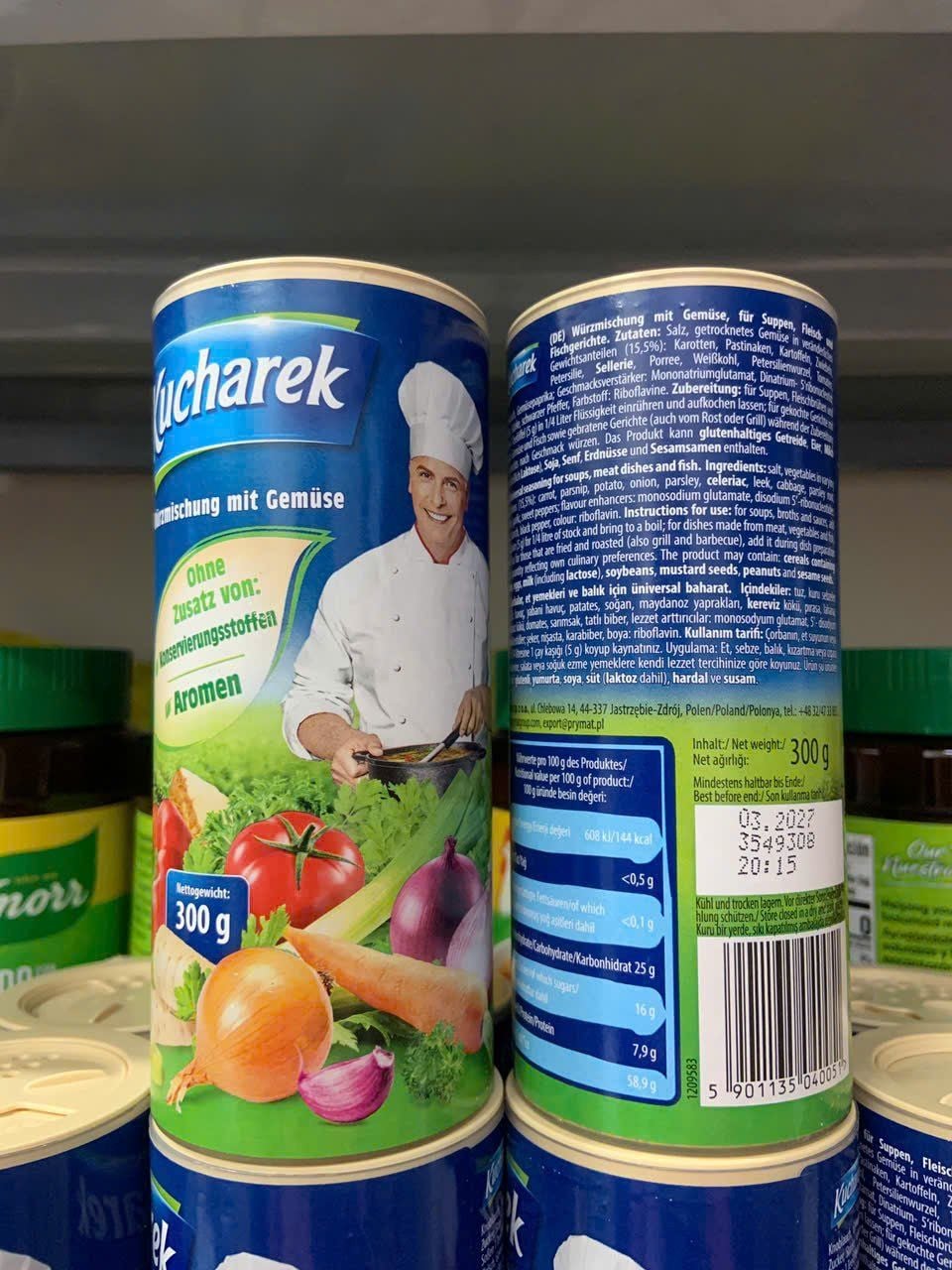 Hạt nêm chiết xuất từ rau củ hữu cơ Kucharek