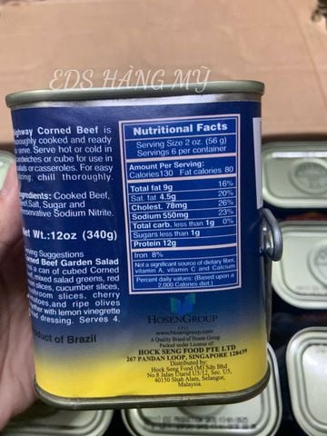  Thịt bò đóng hộp Corned Beef Highway 