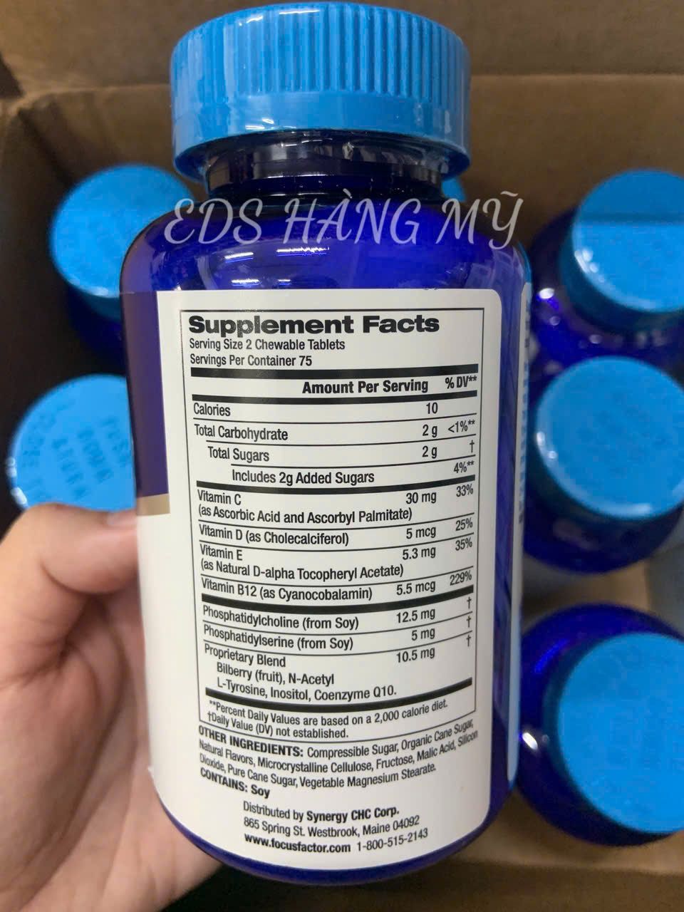 Kẹo hỗ trợ phát triển trí não dành cho trẻ em Focus Factor Kids