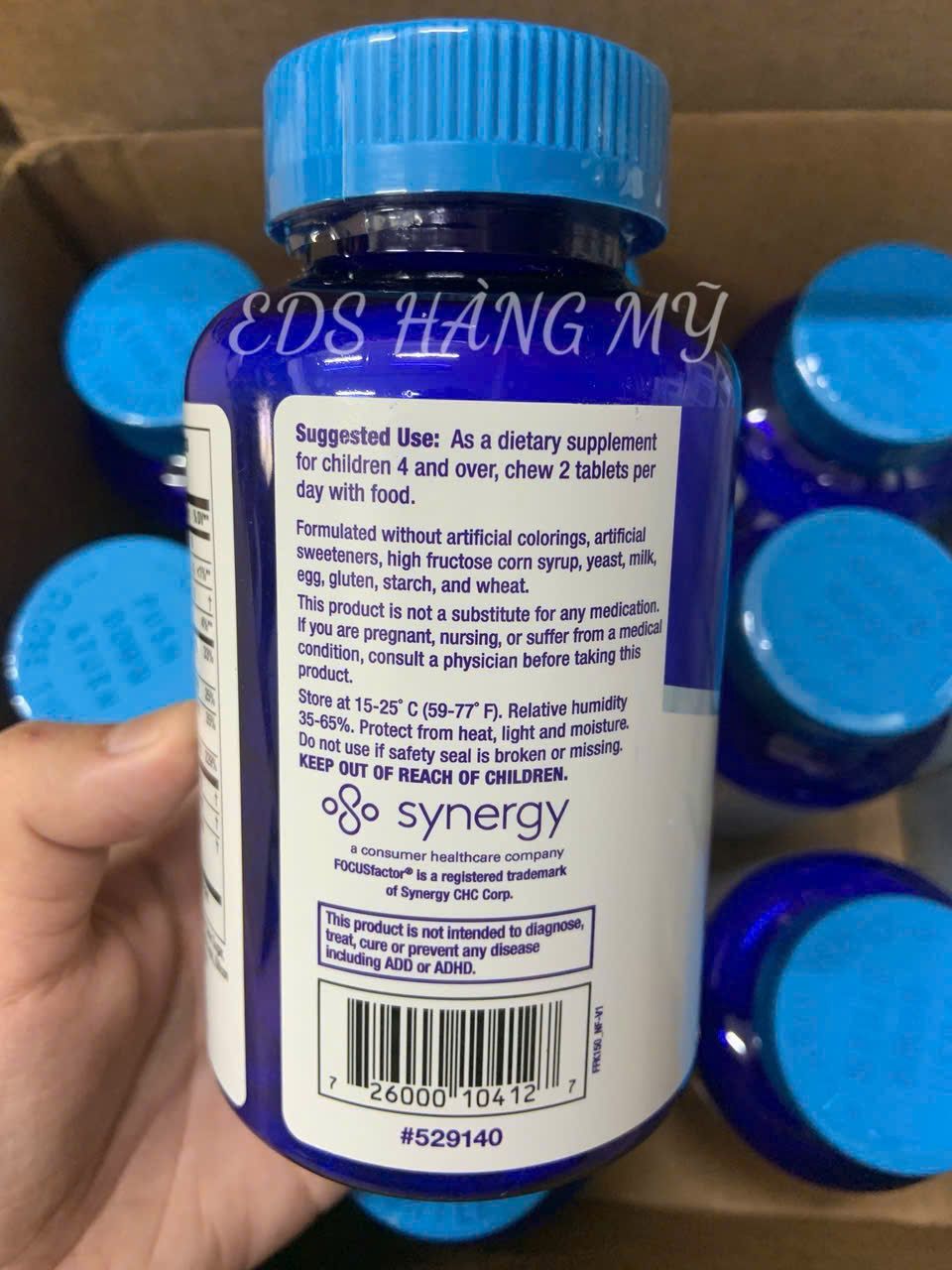 Kẹo hỗ trợ phát triển trí não dành cho trẻ em Focus Factor Kids